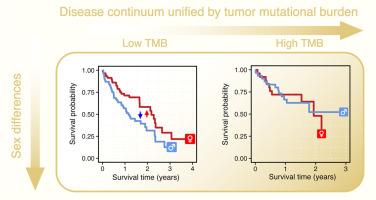 Sex-differential responses to immune checkpoint inhibitors across the disease continuum unified by tumor mutational burden