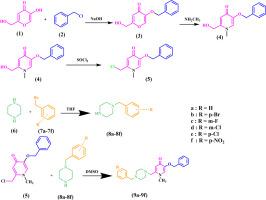 Synthesis, antimalarial activity, and molecular docking of some novel pyridinone derivatives containing benzylpiperazine substituents