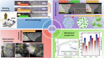 Microstructure evolution and mechanical properties of electron beam welded AlCoCrFeNi2.1 eutectic high-entropy alloy/304 stainless steel joints