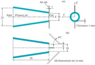 Effect of Air Tab Orientation on the Mixing and Spreading Characteristics of a Subsonic Jet