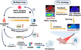 Activatable companion theranostics for dual-modality imaging-escorted pyroptosis-propelled synergistic cancer therapy