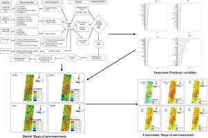Digital mapping of DTPA extractable micronutrients using combined AVIRIS-NG hyperspectral and multispectral data of Sentinel-2 and SRTM-DEM