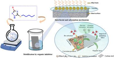 Surface-driven interactions for enhanced corrosion resistance and chemical durability of metal alloys using triazole-based inhibitors: Synthesis, characterization, and computational perspectives