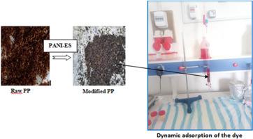 Sustainable dye removal using PANI-salt functionalized potato peels in a fixed-bed column: Optimization and modeling