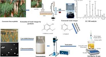 Nanoemulsions of Leucaena leucocephala wood vinegar and main constituents exhibit high mosquitocidal activity against larvae of Culex pipiens L. (Diptera: Culicidae) via oxidative stress and neurotoxicity