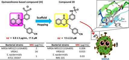 Tackling microbial resistance with 4H-chromen-4-one derivatives as a novel class of penicillin binding protein 2a inhibitors