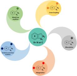 Functionalization of indazoles and azaindazoles via palladium-catalyzed cross-coupling and transition metal-free C–H activation: current advances and applications – an eight-year update