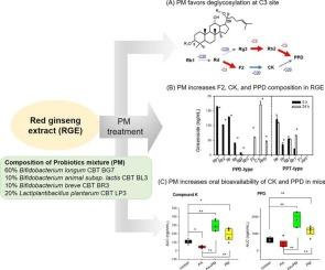 Effect of a probiotic mixture on the biotransformation and bioavailability of deglycosylated ginsenosides