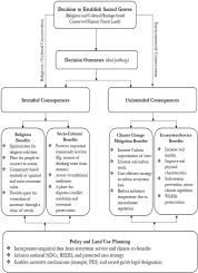 Sacred groves for enhanced climate mitigation: Towards a framework for managing unintended externalities of environmental systems