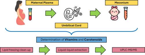 An analytical methodology for the quantitative profiling of fat-soluble antioxidants in maternal blood, umbilical cord blood and meconium