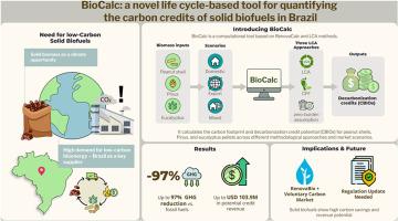 BioCalc: a novel life cycle-based tool for quantifying the carbon credits of solid biofuels in Brazil