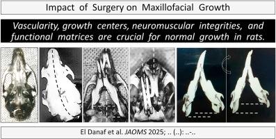 Maxillofacial growth retarded by microsurgical injuries in young rats