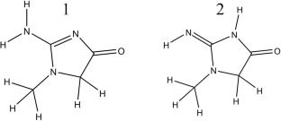 Quantum chemistry calculations and chemical kinetic studies on the tautomeric mechanism of creatinine