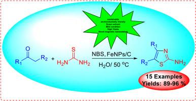 Sustainable pathways to 2-Aminothiazoles: FeNPs/C as a novel magnetic nanocatalyst in aqueous media