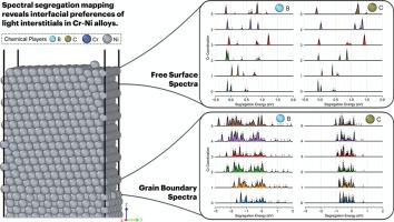 Spectral analysis of light interstitial segregation energies in Ni: The role of local Cr coordination for boron and carbon