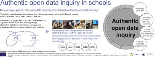 Authentic open data inquiry in schools