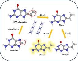 The excited state deactivation mechanism of 8-Vinylguanine: Competition between fluorescence and nonadiabatic process