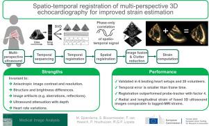 Spatio-temporal registration of multi-perspective 3D echocardiography for improved strain estimation