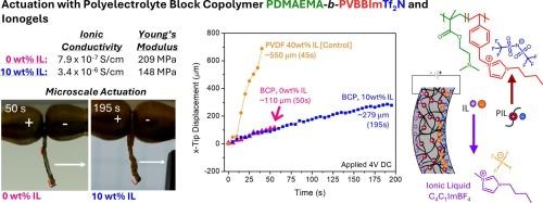 Novel electroactive polymer actuators using all-polyelectrolyte poly(ionic liquid) ionogels