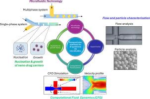 CFD approaches in microfluidics for the development of polymeric, lipid-based and inorganic nanoparticles for drug delivery