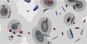Direct particle–fluid simulation of spherical and ellipsoidal particles in turbulent pipe-free-jet flow