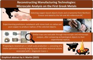 Reconstructing manufacturing technologies: microscale analysis on the first Greek metals
