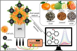 Electrochemical quantification of O-phenylphenol in citrus fruits and oilseeds using β-CD-carbon black/CuCo2O4 nanocomposite