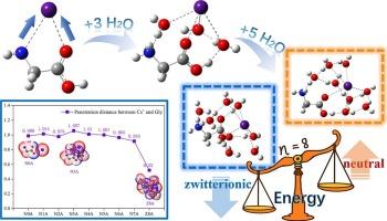 Cs+–Glycine interactions: Effects of progressive hydration (n = 0–8) on neutral and zwitterionic forms