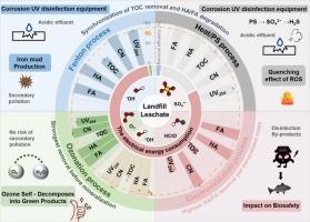 Comparison of the removal efficiency and energy consumption of different advanced oxidation processes on the removal of organic matter in the effluent from the biological treatment of landfill leachate