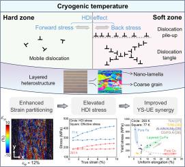 Cryogenic amplification of the HDI effect enhances strength-ductility synergy in layered heterostructures