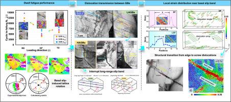 Mechanistic insights into stress localization and crack precursors during dwell fatigue: Dislocation evolution from basal slip in near-α titanium alloys