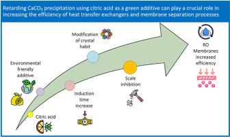 Controlling calcium carbonate scaling in desalination: A green approach using citric acid