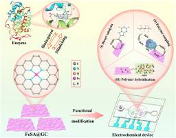 Single-atom FeN4 sites embedded graphene-like carbon as a versatile reinforcing material for electrochemical sensing