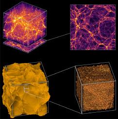Large-scale semi-discrete optimal transport with distributed Voronoi diagrams