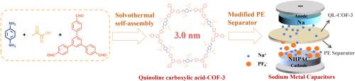 Covalent organic framework-engineered separators enabling selective sodium ion transport for sodium metal anode storage