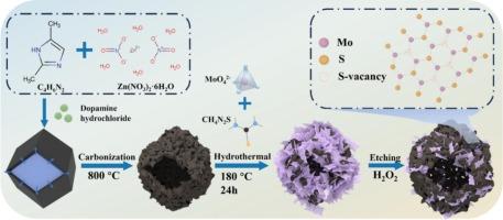 Dual regulation of nanostructures and S-vacancy enabling ultra-high sodium storage performance for MoS2/carbon nanocage composites