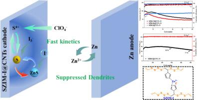 Halide ions-contained polysulfides as cathode materials for aqueous zinc-sulfur batteries with improved cycling performance