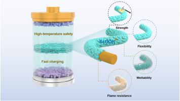 In-situ ScOOH coaxially armored polyimide nanofibrous separator with high electrolyte wettability and thermostability for high-safety and high-rate capability lithium-ion batteries