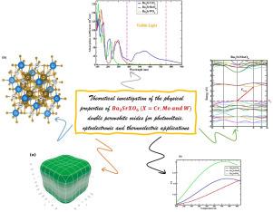 DFT improving the optoelectronic and thermoelectric performance of Ba2SrXO6(X = Cr, Mo, W) for solar cell applications