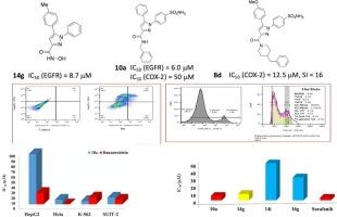 Design, synthesis, and biological evaluation of novel 1,5-diarylpyrazole carboxamides with dual inhibition of EGFR and COX-2 for the treatment of cancer and inflammatory diseases