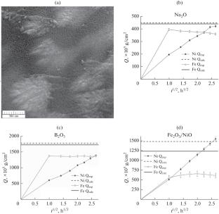 Leaching Kinetics of Nickel Oxide-Doped Sodium Borosilicate Glass