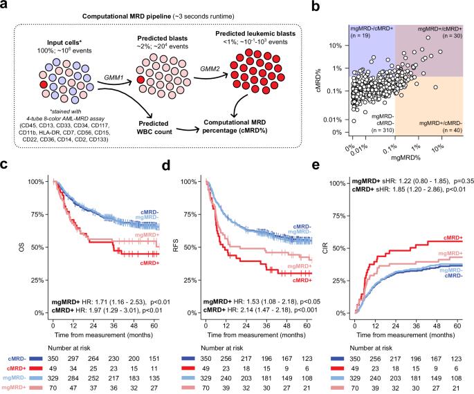 Computational measurable residual disease assessment in acute myeloid leukemia: a retrospective validation in the HOVON-SAKK-132 trial
