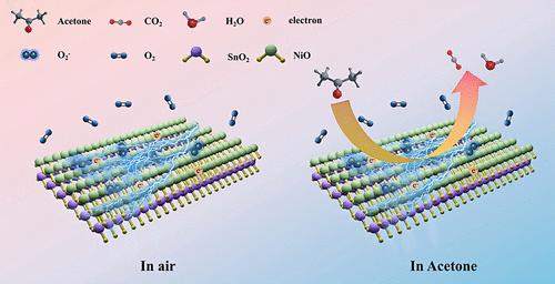 Hard-Template Synthesis of Inverse Opal Macroporous NiO-SnO2 Heterojunction for Enhanced Acetone Detection