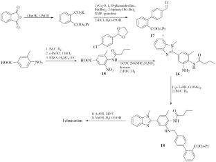 Mini Review on Total Synthesis of Antihypertensive Drug Telmisartan