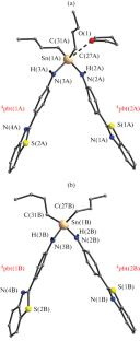 New Stannandiamines Containing Photoactive Fragments
