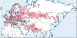 The Geographical Term “Steppe”: Its Origin, Evolution, and Distribution
