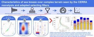 Characteristics of sea breeze in a complex terrain island seen by CERRA