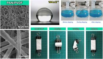 Comparative morphological analysis of electrospun PAN/PVDF nanofibers for waterproof breathable membrane applications