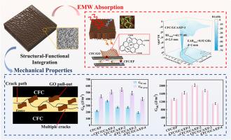 Dramatic integrated enhancement of electromagnetic wave absorption and delamination resistance via 3D interlayer network architecture in composites
