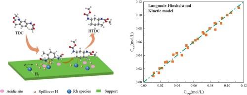 Rh/γ-Al2O3 catalyzed selective hydrogenation of dimethyl toluene-2,4-dicarbamate: mechanism and kinetics